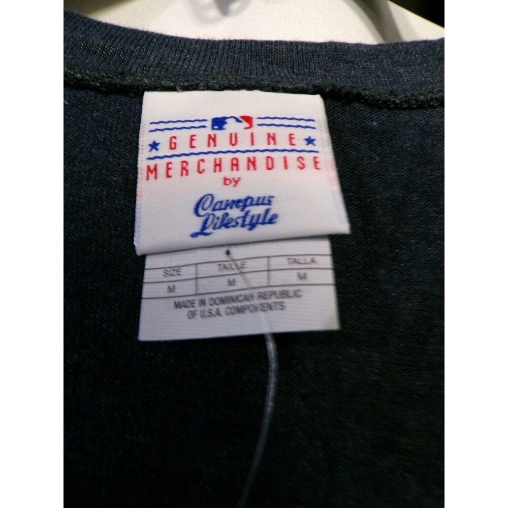 Women's Brewers V-Neck T-Shirt Size M Navy - Picture 2 of 2